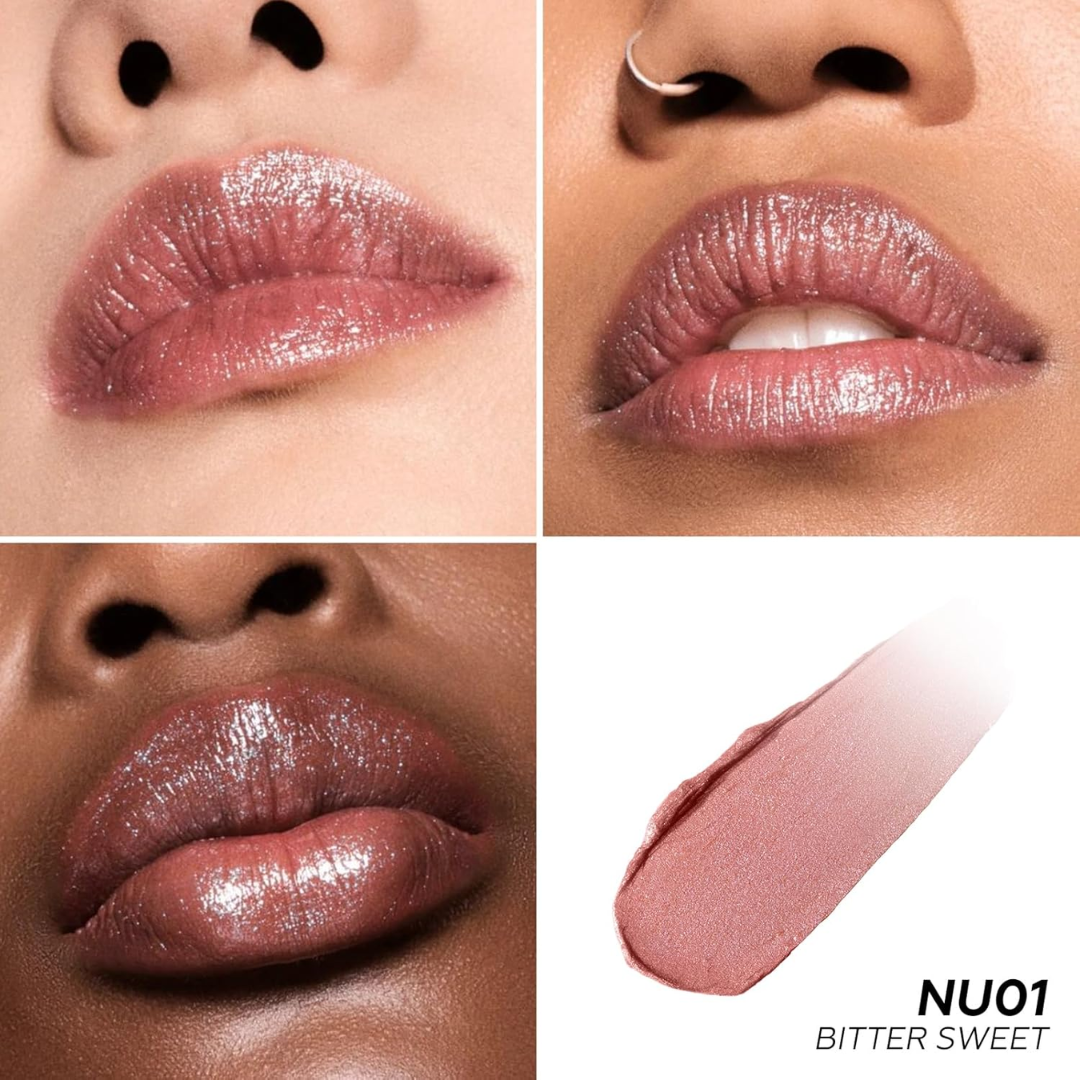 FOCALLURE Sparkle Lipstick Pack of 3 | Multi-Purpose Lipstick, Eyeshadow & Highlighter